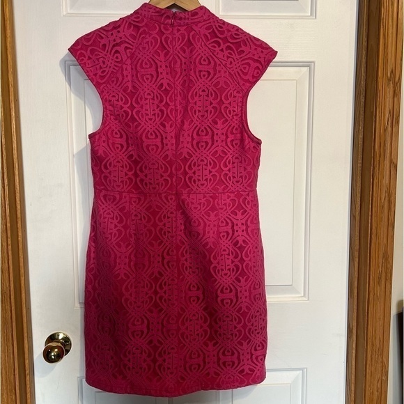 Mink Pink Lace Lined Capped Sleeve Dress, Size Large - Picture 2 of 8